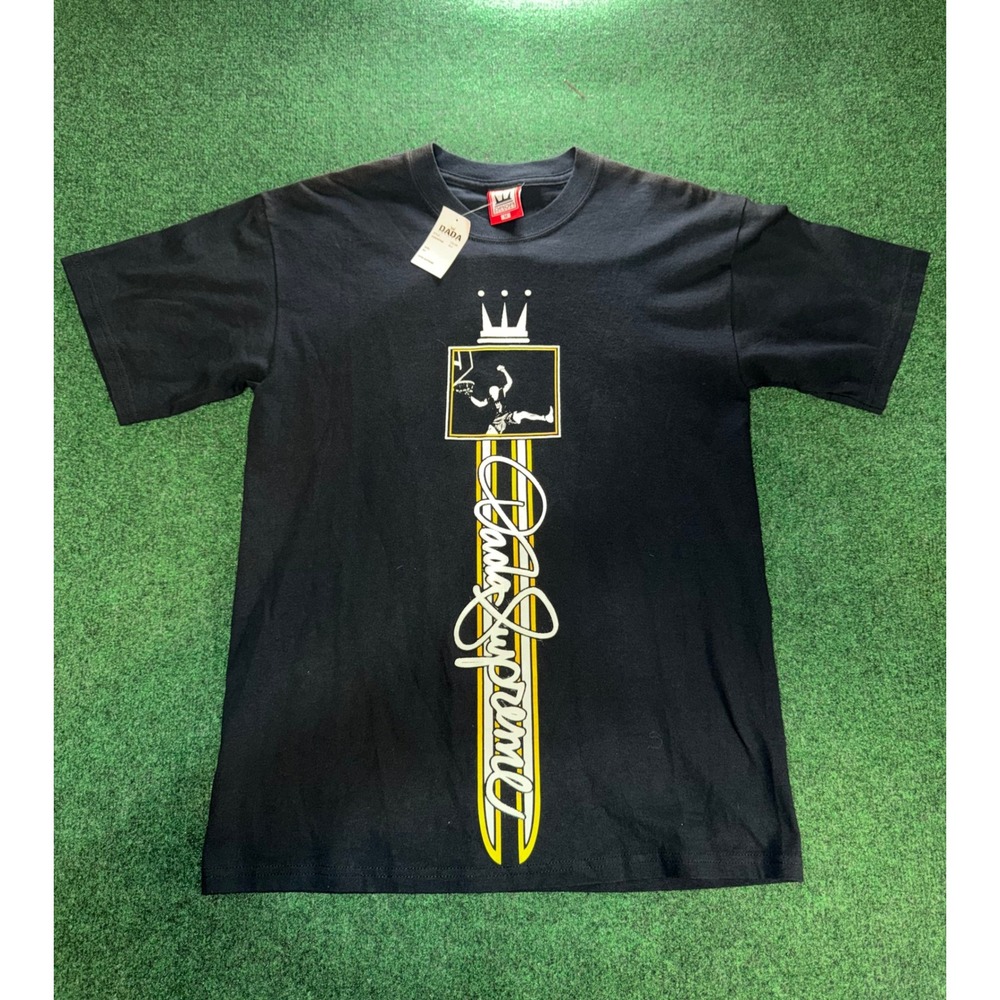 Dada Supreme Mens Graphic T-Shirt Black Basketball Crown Logo Size M NEW